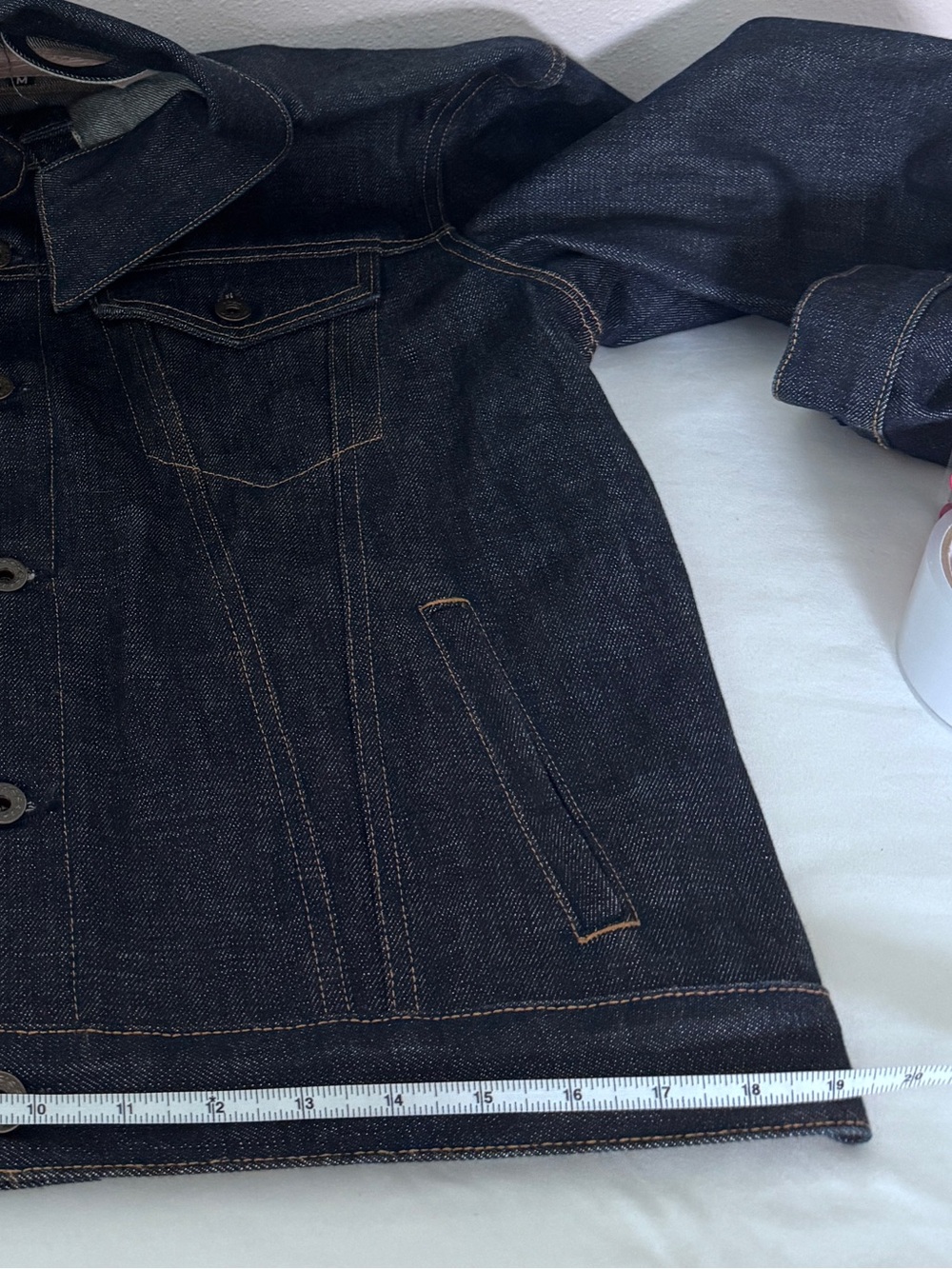 *UPDATED DESCRIPTION* Brave Star Ironside Dark Selvage Denim Trucker Jacket M - Picture 11 of 15